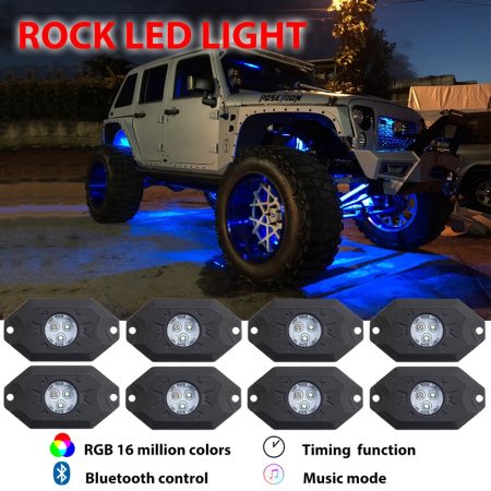 Jeep Wrangler LED Light Set - 8 pieces