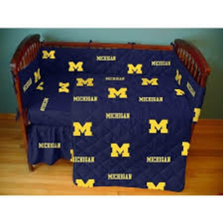 Michigan Wolverines Fitted Crib Sheets