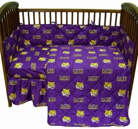 Louisiana State Tigers Fitted Crib Sheets