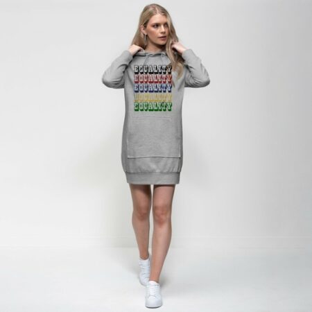 "Equality" Graphic Hoodie Dress