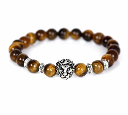 Lion Protection Tiger Eye Bracelet