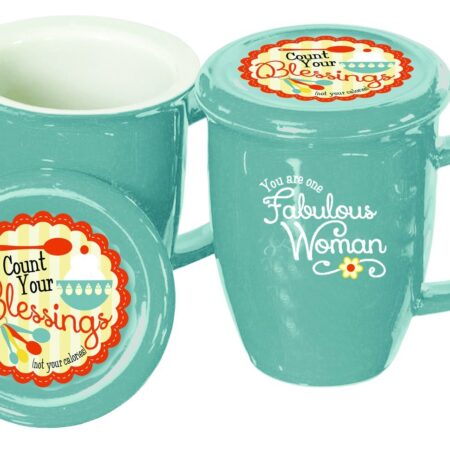 "Count Your Blessings" Covered Mug