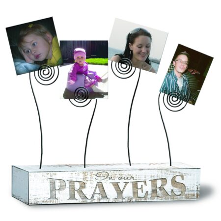 "In Our Prayers" Photo Holder
