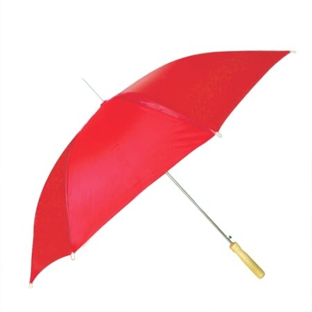 48" Auto Open Red Umbrella