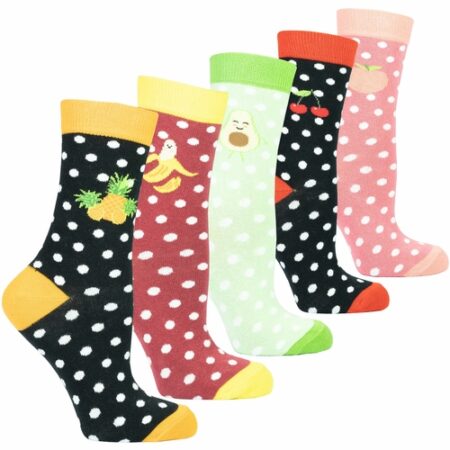 Women's Juicy Fruits Socks (5 Pr. Sets)