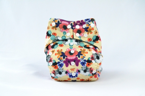 Earthly Cloth Diaper - Flowers