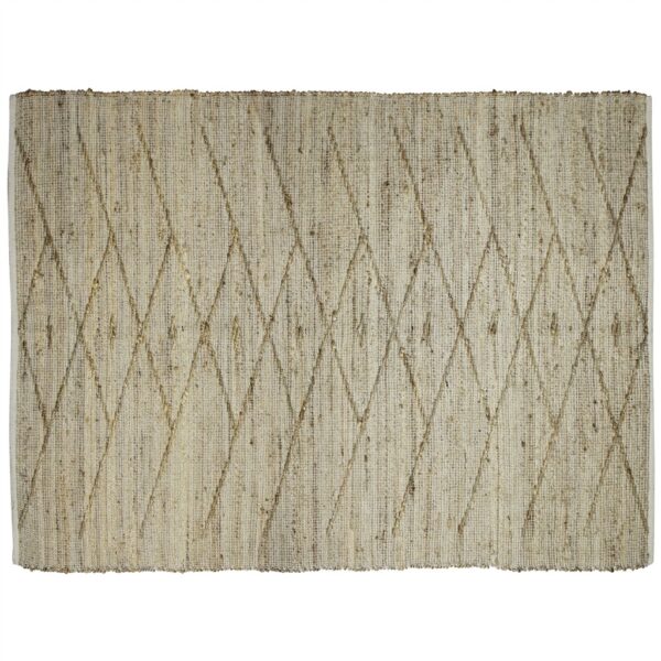 4 x 6 Beige Distressed Tribal Area Rug