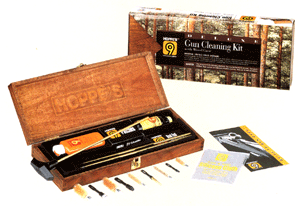 Hoppes Deluxe Gun Cleaning Kit - W-wood Storage Case