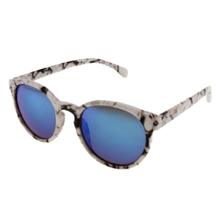MQ Leah Sunglasses in Marble / Blue