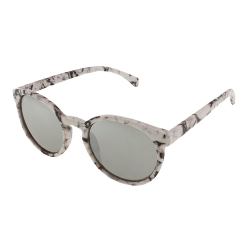 MQ Leah Sunglasses in Marble / Silver