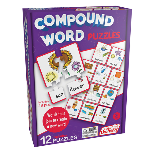 Junior Learning JRL244 Age 5 Plus, Compound Puzzles