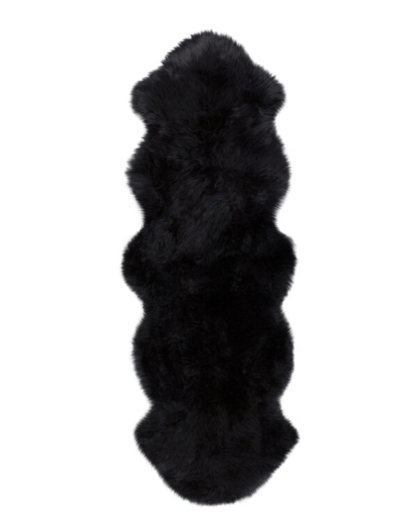 Black Double Sheepskin - Area Rug