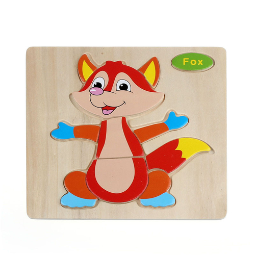 Wooden Fox Puzzle