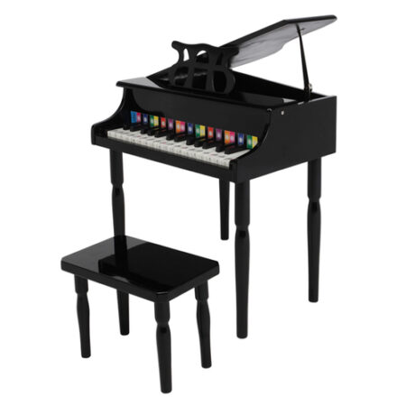 30-key Children's Wooden Piano with Music Stand