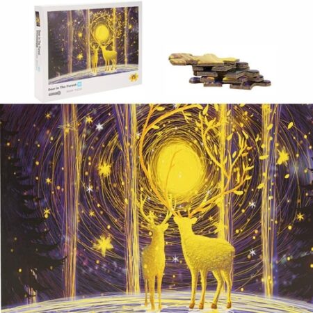 Deer in the Forest Puzzles for Adults (1000 Pieces)