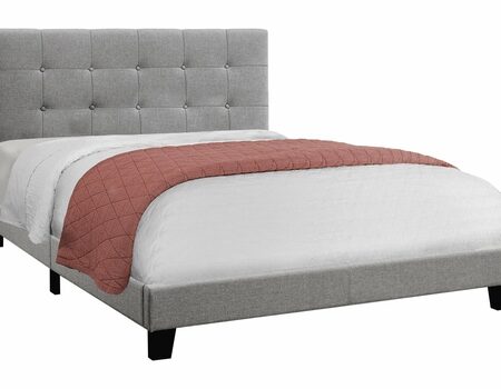 Grey Linen - Queen Size Bed