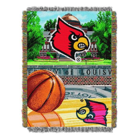 Louisville Official Collegiate - Home Field Advantage, Woven Tapestry Throw