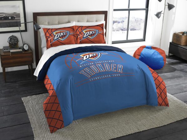 Thunder - Reverse Slam, Full-Queen Printed Comforter 86 x 86 inches with 2 Shams 24 x 30-inch Set