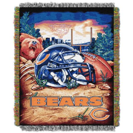 Bears Official National Football League - Home Field Advantage, 48 x 60 - Woven Tapestry Throw