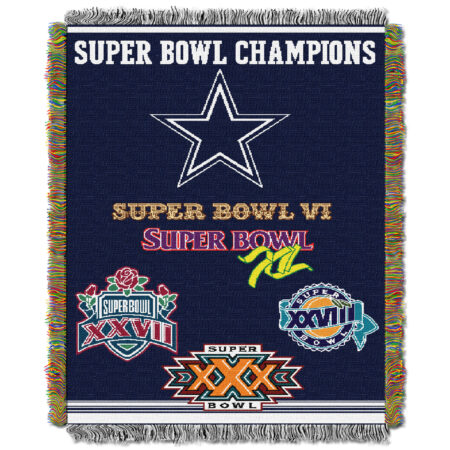Cowboys Official National Football League, Commemorative 48 x 60 Woven Tapestry Throw by The Northwest Company