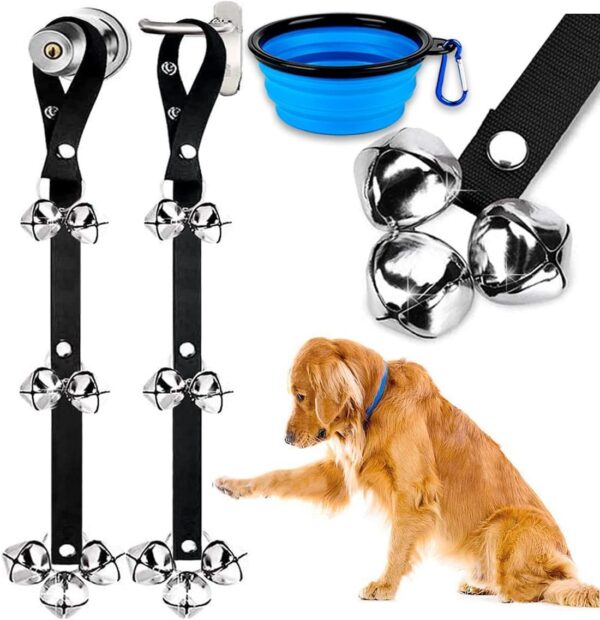 33 - inch Dog Bells, for Potty Training Indoor Doorbells, Adjustable Length for Small, Medium and Large Dog