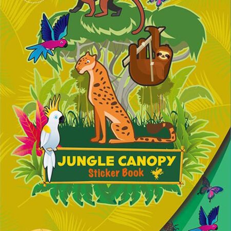 Sticker Book with Jungle Canopy Themed, 274 total stickers