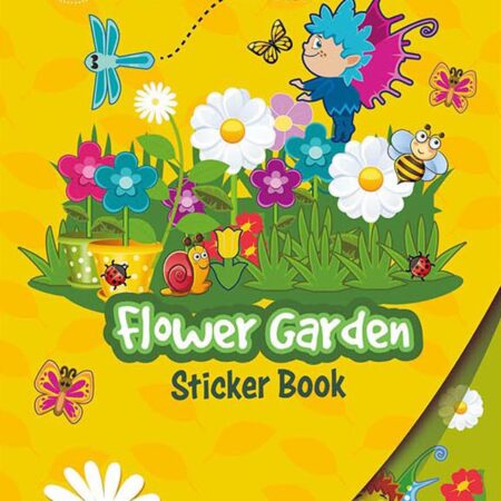 Sticker Book - Flower Garden Themed, 286 total stickers