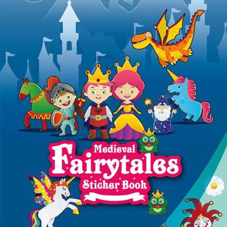 Sticker Book - Medieval Fairytale Themed, 302 total stickers