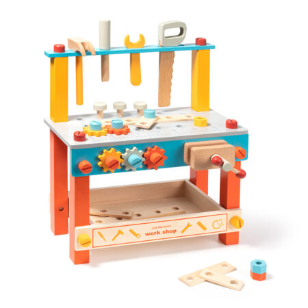 Robud Wooden Workbench Set for Kids Toddlers