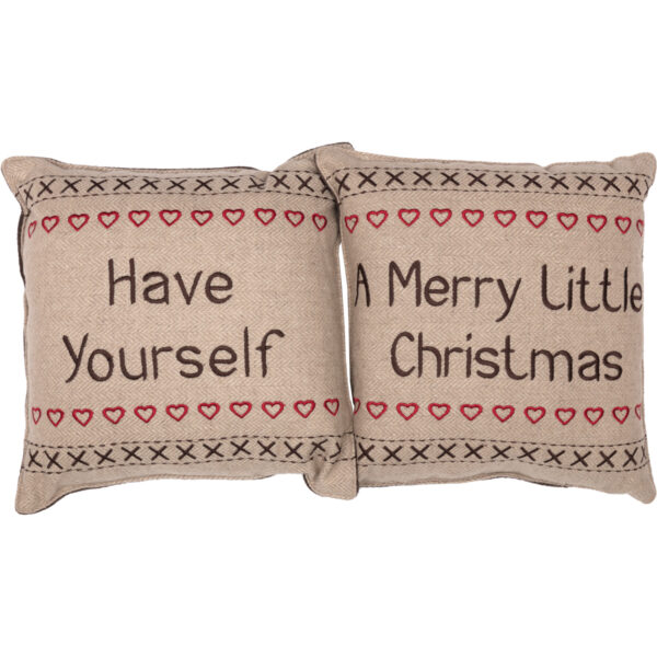 Have Yourself and A Merry Little Christmas - Pillows, Set of 2 -12x12