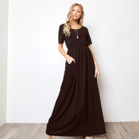 Fit and Flare Maxi Dress