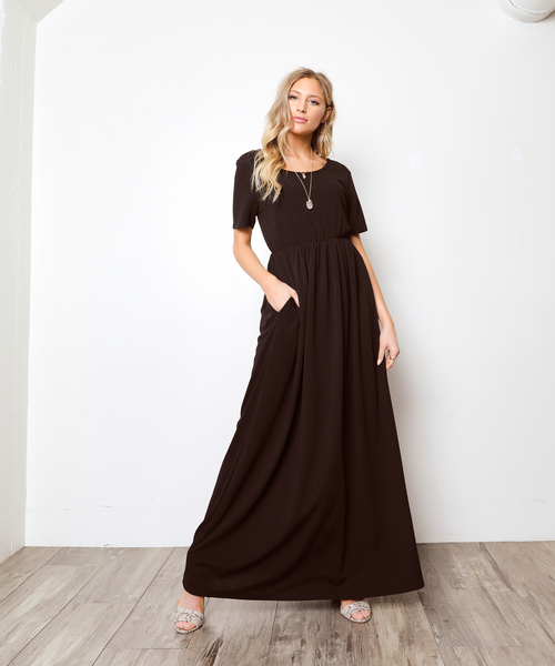 Fit and Flare Maxi Dress