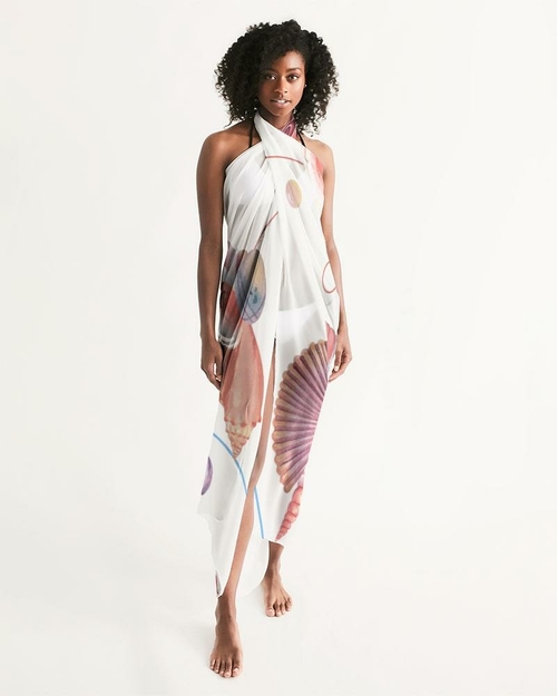 Sheer Sea Life Swimsuit Cover Up