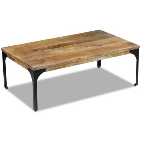 Coffee Table, Solid Reclaimed Wood - 39.4 x 23.6 x 13.8 inches