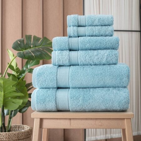 Cotton Full Bath Towel (Set of 6)