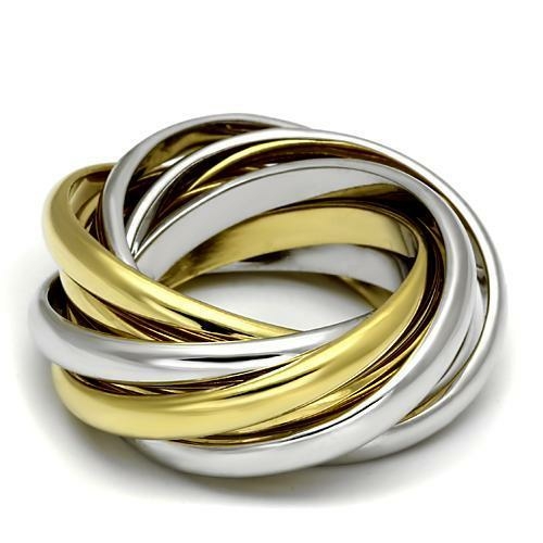 Gold Rhodium Brass Ring