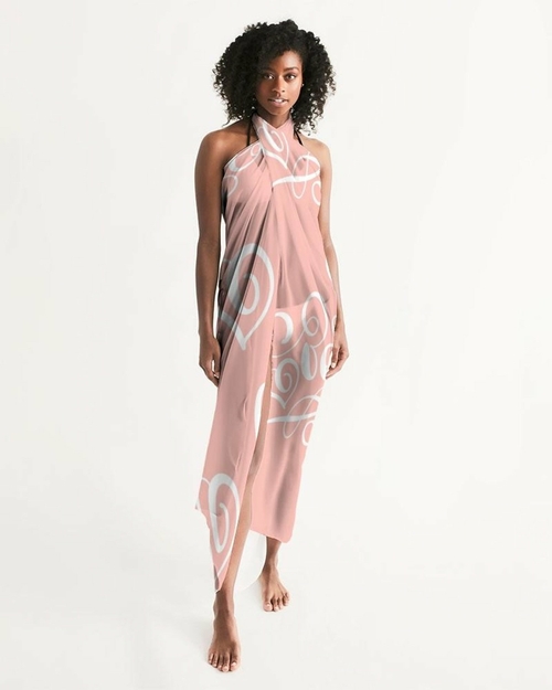 Sheer Love Peach Swimsuit Cover-up