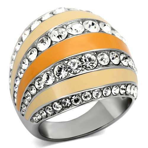 High polished - no plating, Stainless Steel Ring with Top Grade