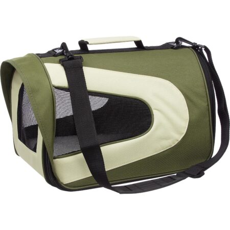 Airline Approved Folding Zippered Sporty Mesh Pet Carrier - Medium
