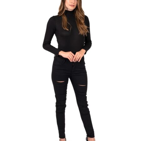 Clifton Ripped High Waist Skinny Jeans