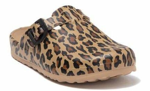 Slip-On Bela Clogs - Brown Leopard