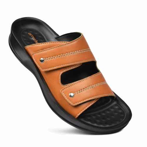 Women's Velcro Strap Slide Sandals