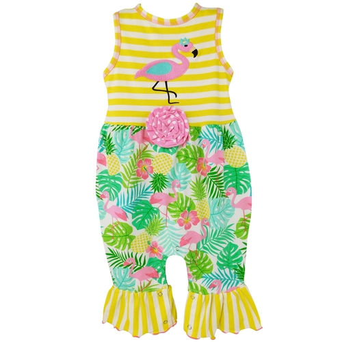 Boutique Baby Girls' Tropical Romper