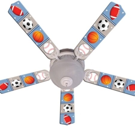 Kids Play Ball Ceiling Fan - 52 inches