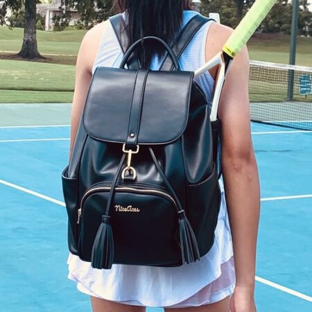 Nice Aces High Quality Tennis and Pickleball Backpack – Black