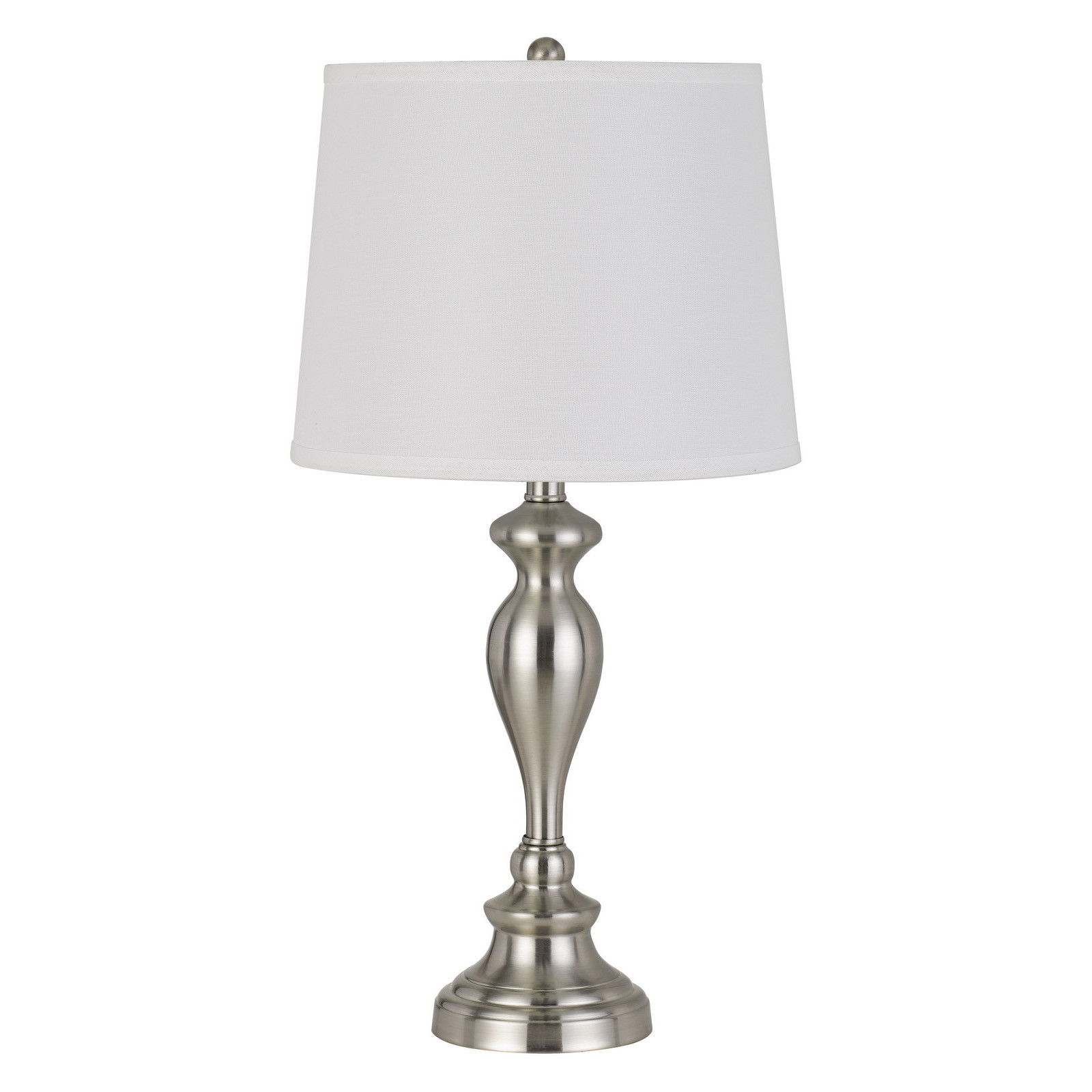 Set of Two 26" Classy Metal Table Lamps