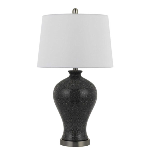 Set of Two, Ceramic and Marble Table Lamps, 27 - inches