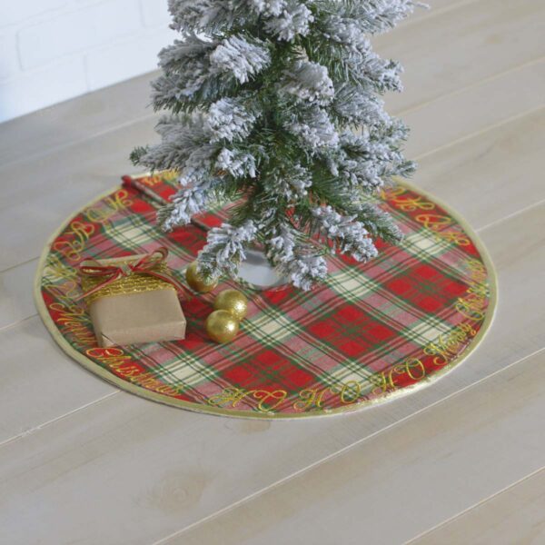 HO HO Holiday Mini Tree Skirt - 21 - inches