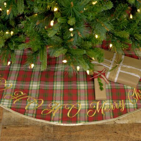 HO HO Holiday Tree Skirt - 48 - inch Diameter