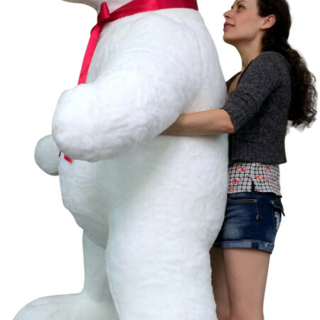 Giant Stuffed Polar Bear - 5 Feet Tall